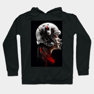 American Football Woman Hoodie